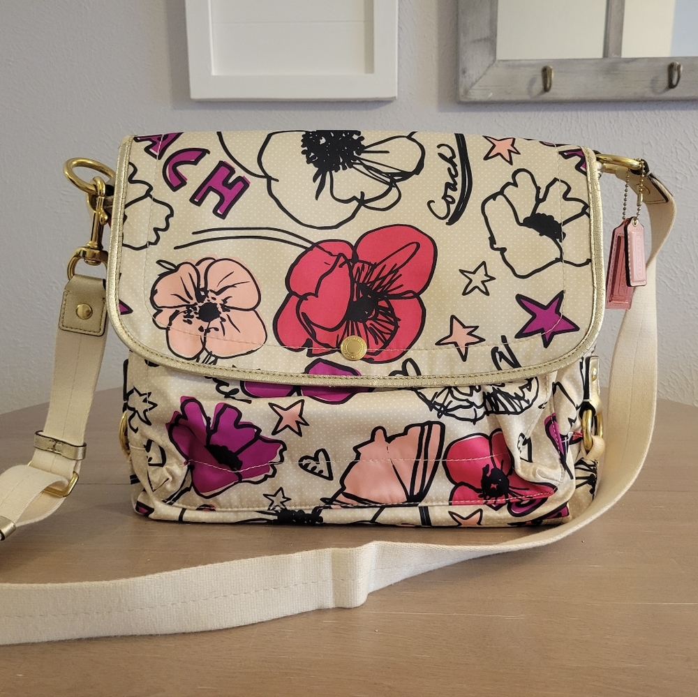 Floral Print Crossbody Bag